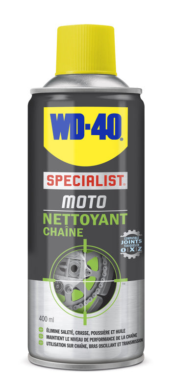 Nettoyant chaîne WD-40 Specialist® Moto - Spray 400 ml