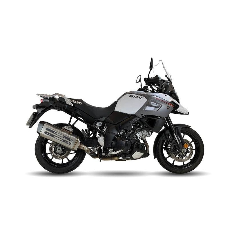 Silencieux IXIL MXT inox / alu noir - Suzuki DL 1000 V-Strom - ES8084SS