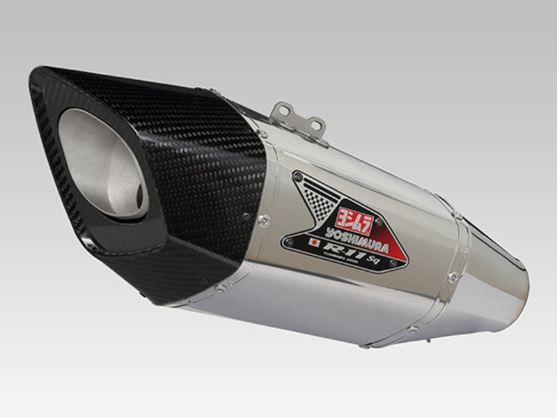 Silencieux YOSHIMURA R-11SQ inox/casquette carbone Suzuki GSX-R1000/R